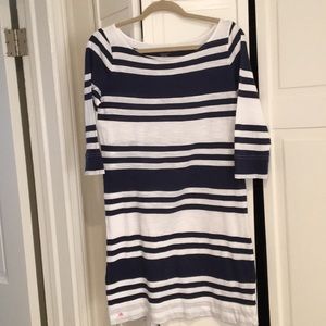Lilly Pulitzer Navy and White Striped Dress